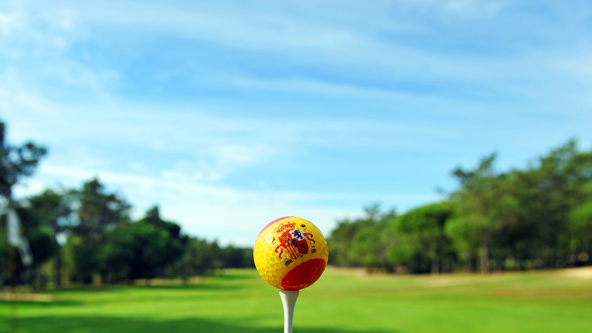 golf spain flag