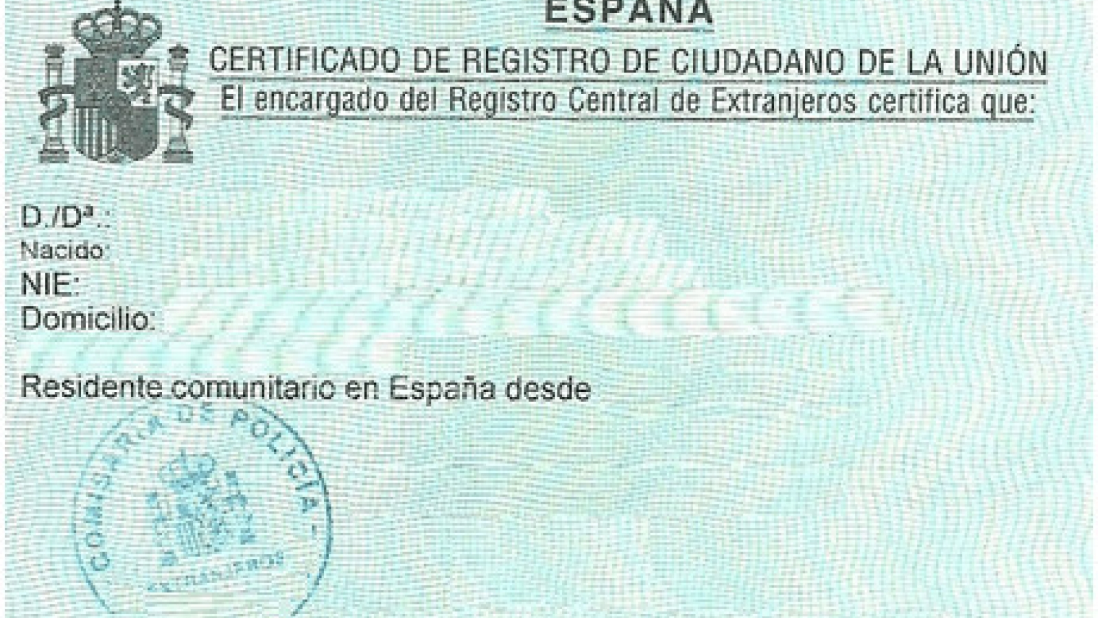 eu spanish residency